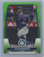 Load image into Gallery viewer, Julio Rodriguez 2023 Bowman Green 96 #322/399  S5086
