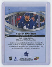 Load image into Gallery viewer, Auston Matthews 2023 MVP 53  S5118
