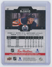 Load image into Gallery viewer, Connor McDavid 2020 Tim Horton&#39;s Collector&#39;s Series 97  S5117
