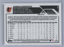 Load image into Gallery viewer, Gunnar Henderson 2023 Topps Chrome Pink Refractor 2 #277/399  S5123
