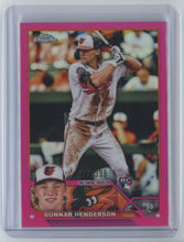 Load image into Gallery viewer, Gunnar Henderson 2023 Topps Chrome Pink Refractor 2 #277/399  S5123
