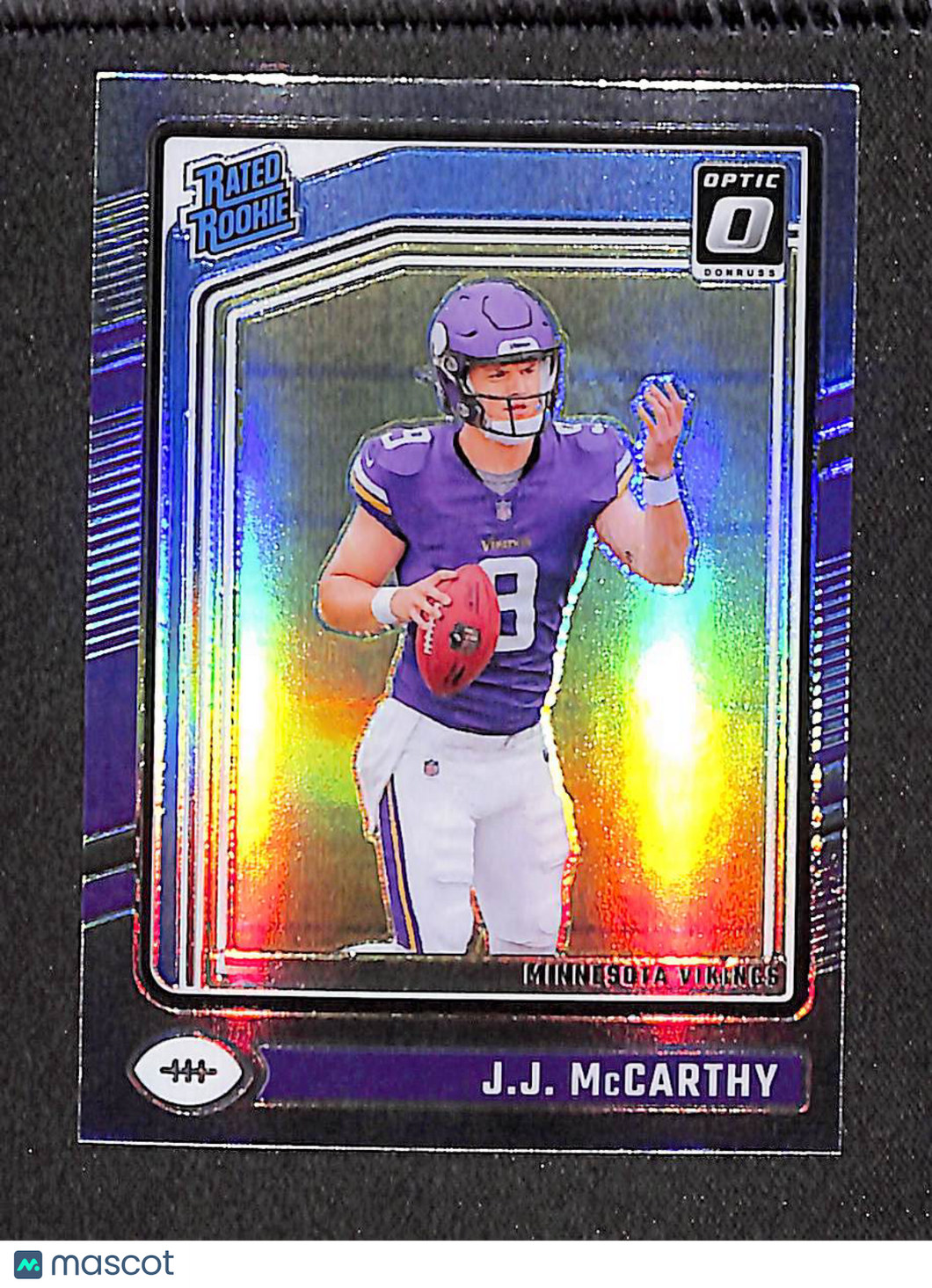 J.J. McCarthy 2024 Panini Donruss Optic Holo #235