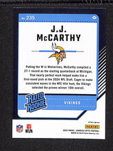 Load image into Gallery viewer, J.J. McCarthy 2024 Panini Donruss Optic Holo #235

