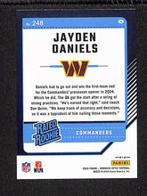 Load image into Gallery viewer, Jayden Daniels 2024 Donruss Optic Purple Shock #248
