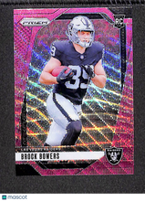 Load image into Gallery viewer, Brock Bowers 2024 Panini Prizm Football Pink Wave Prizm #315
