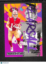 Load image into Gallery viewer, Ricky Pearsall 2024 Panini Rookies &amp; Stars Rookie Exclusive Purple #RE-RPL /35
