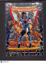 Load image into Gallery viewer, Trevor Lawrence 2021 Panini Donruss Optic Downtown #DT-33
