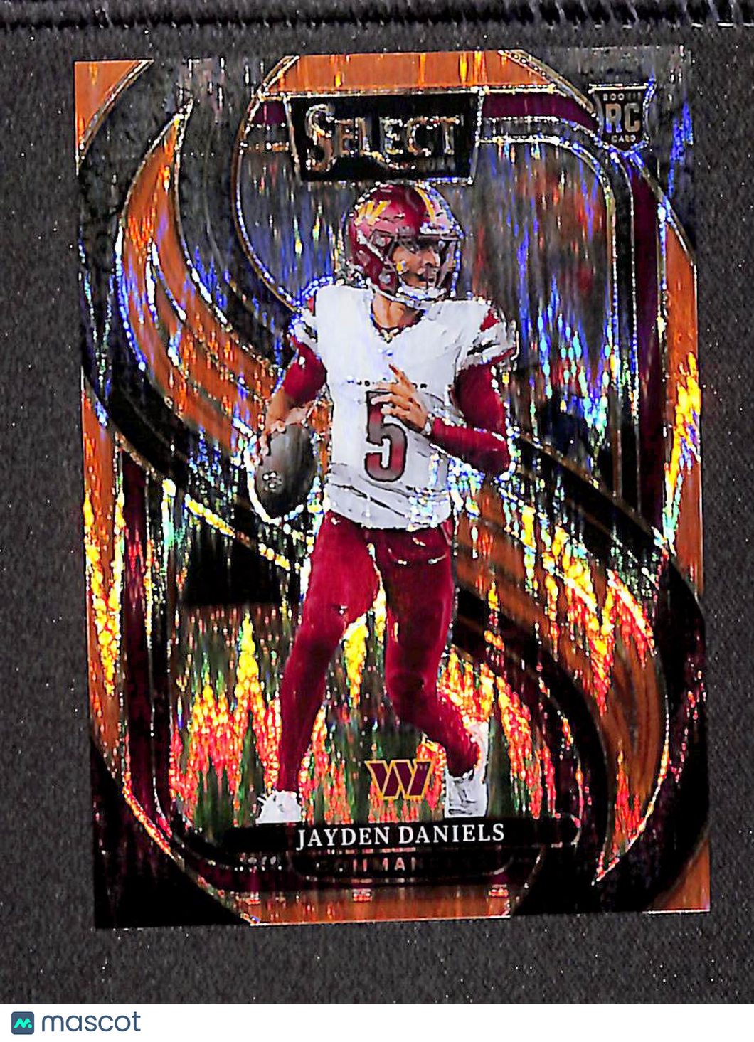 Jayden Daniels 2024 Panini Select Orange Prizm Shock #112 /399