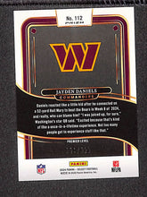 Load image into Gallery viewer, Jayden Daniels 2024 Panini Select Orange Prizm Shock #112 /399
