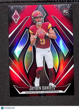 Load image into Gallery viewer, Jayden Daniels 2024 Panini Phoenix Football Red Fade #198 /299
