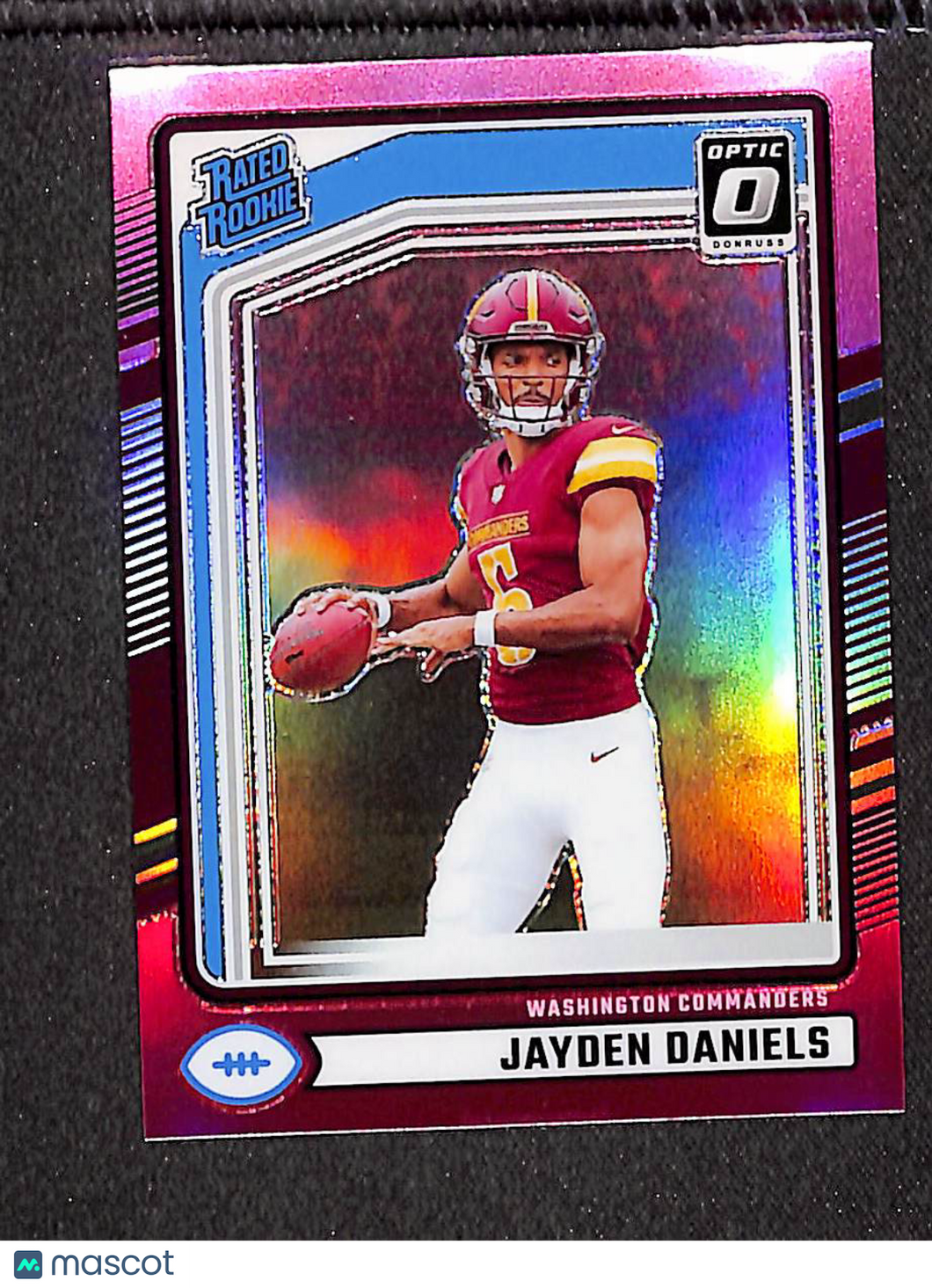 Jayden Daniels 2024 Panini Donruss Optic Rated Rookies Preview Pink #389