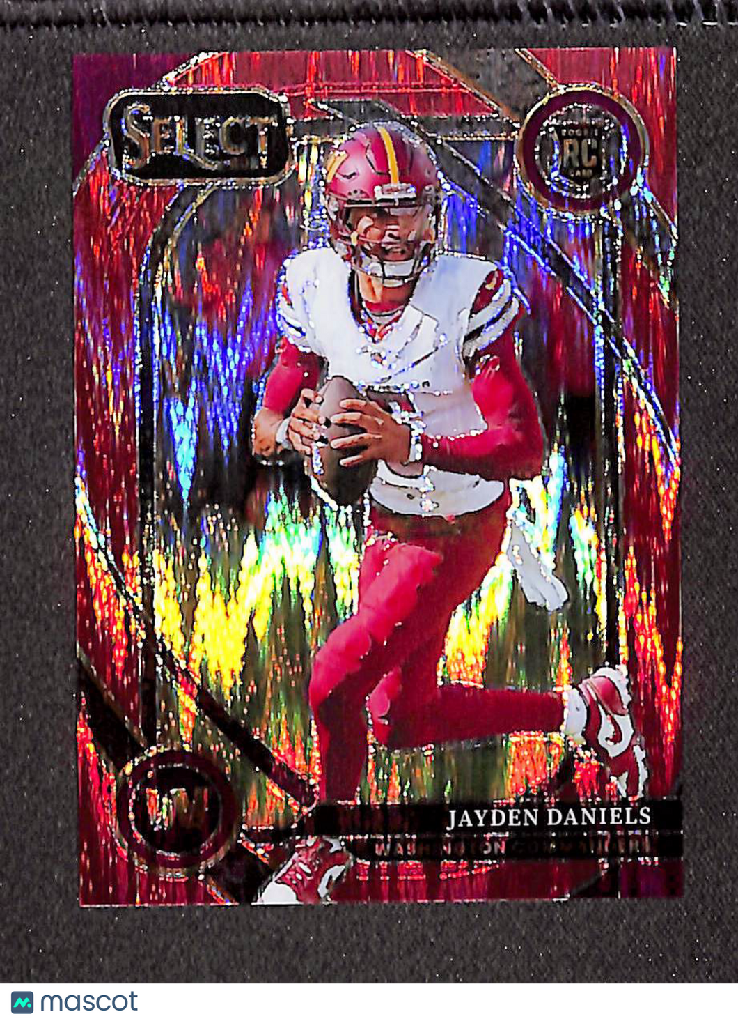 Jayden Daniels 2024 Panini Select Red Prizm Shock #217 /249