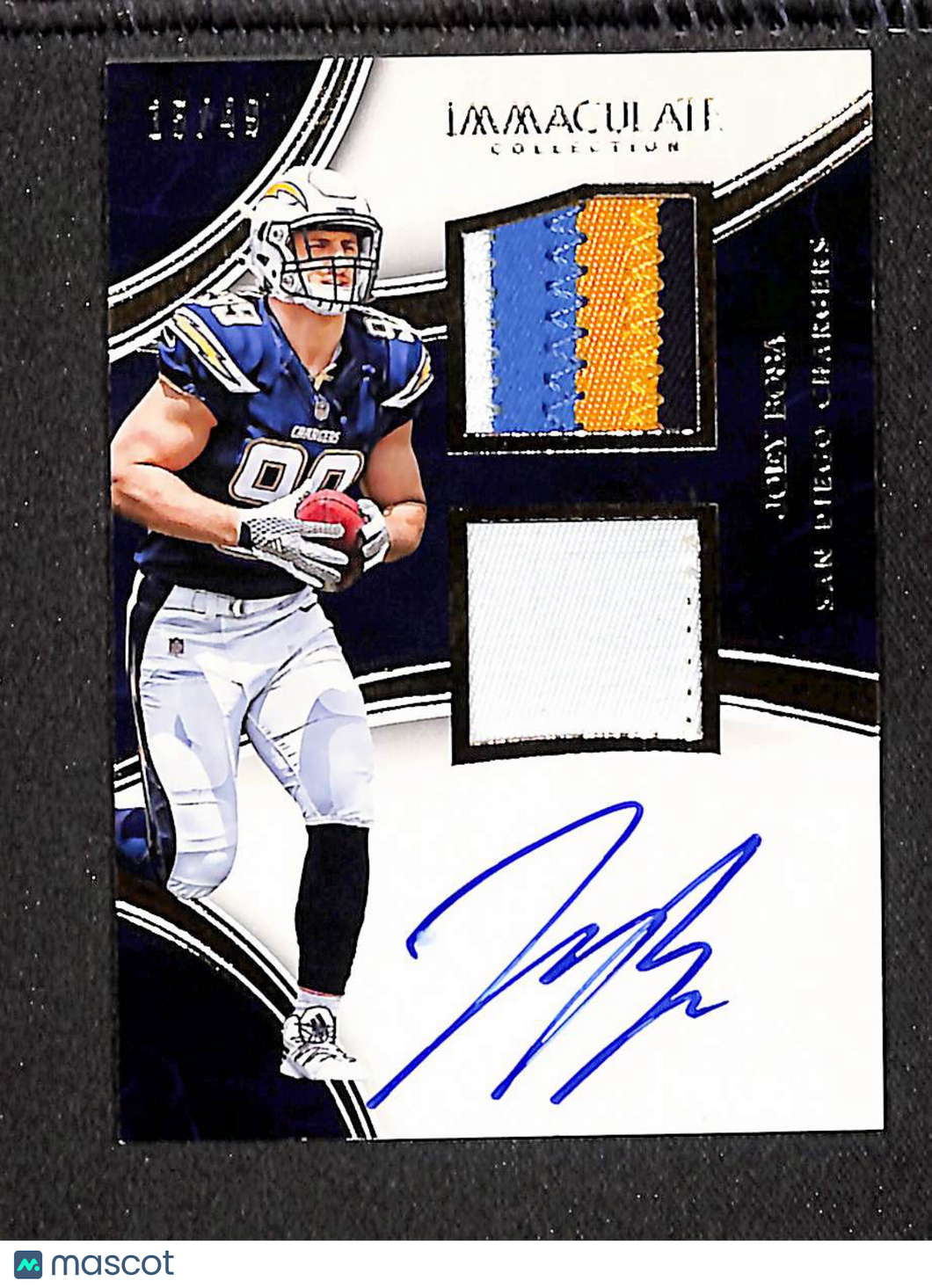 Joey Bosa 2016 Panini Immaculate Collection Signature Patches Rookie #JB /49