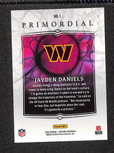 Load image into Gallery viewer, Jayden Daniels 2024 Panini Origins Primordial #1
