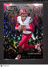 Load image into Gallery viewer, Jayden Daniels 2024 Panini Select Disco Prizm #217 RC
