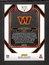 Load image into Gallery viewer, Jayden Daniels 2024 Panini Select Disco Prizm #217 RC
