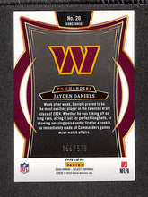 Load image into Gallery viewer, Jayden Daniels 2025 Panini Select Neon Green Prizm #26 /599
