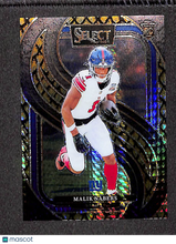 Load image into Gallery viewer, Malik Nabers 2025 Panini Select Gold Dragon Scale Prizm #116 /10
