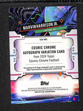 Load image into Gallery viewer, Marvin Harrison Jr. 2024 Topps Cosmic Chrome Auto Orange Galactic #CCA-MHJ /25
