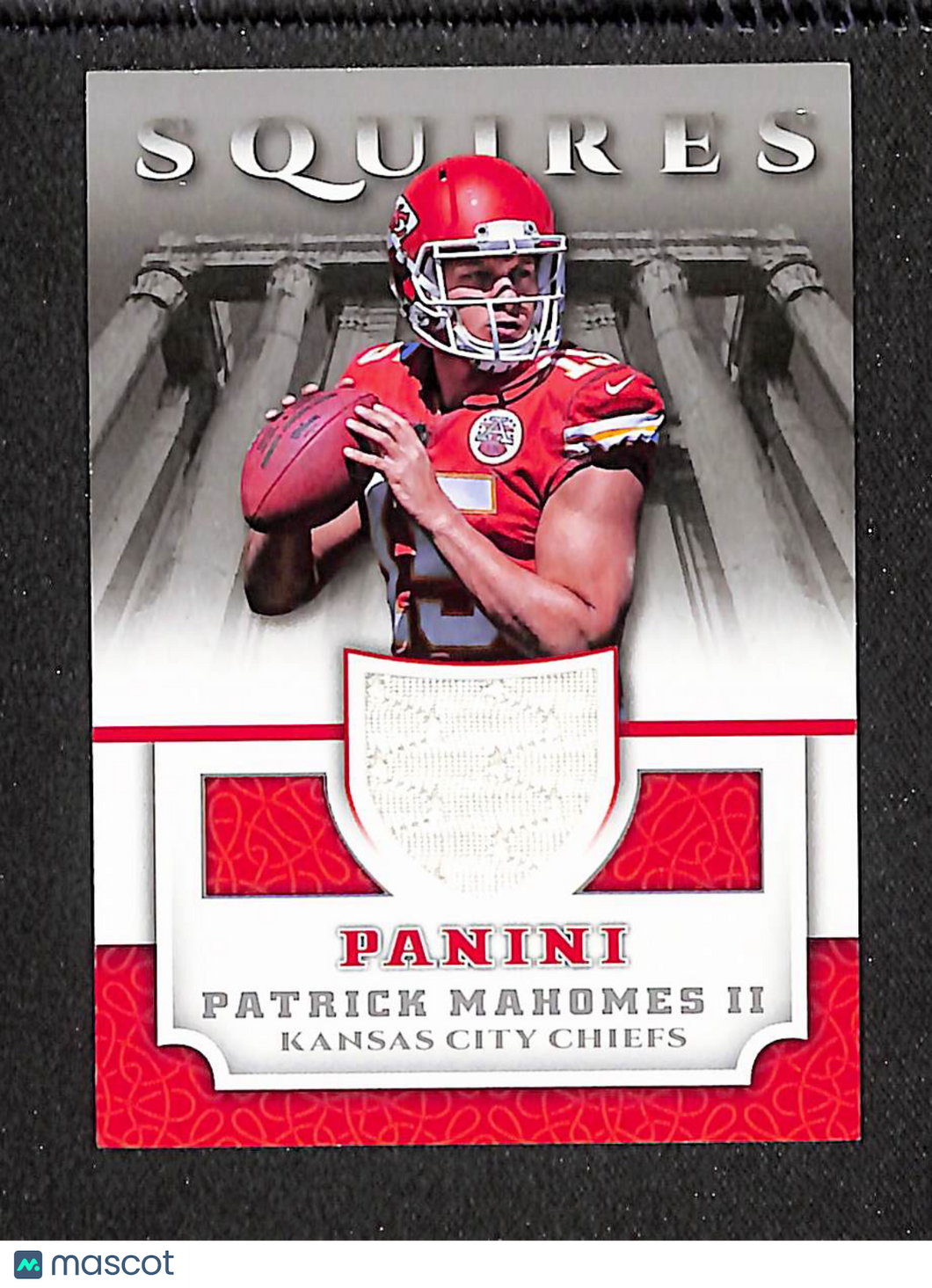 Patrick Mahomes II 2017 Panini Squires #SQ-PM Player-worn material
