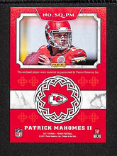 Load image into Gallery viewer, Patrick Mahomes II 2017 Panini Squires #SQ-PM Player-worn material
