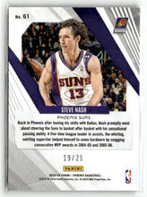 Load image into Gallery viewer, Steve Nash 2023-24 Panini Phoenix Pink Ice #61 19/25
