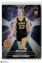 Load image into Gallery viewer, Caitlin Clark 2024 Panini Prizm Draft Picks Deep Space Silver Prizm #8 RC
