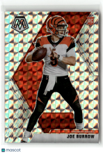 Load image into Gallery viewer, Joe Burrow 2020 Panini Mosaic Prizm #201 RC
