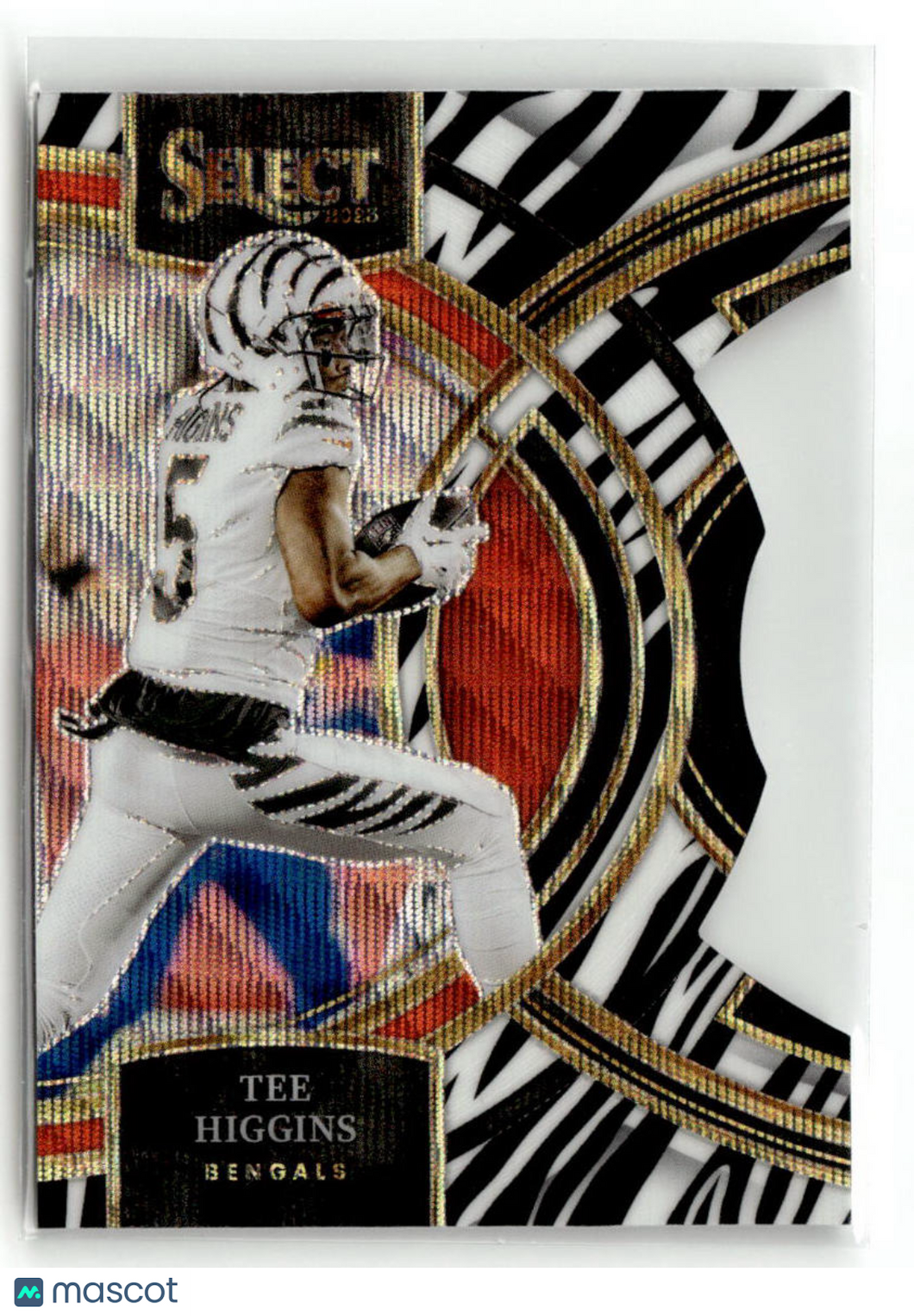 Tee Higgins 2024 Panini Select Prizm Premier Zebra Die Cut #112