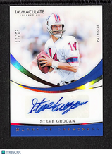 Load image into Gallery viewer, Steve Grogan 2019 Immaculate Collection Football Marks of Greatness #IMG-SG /25

