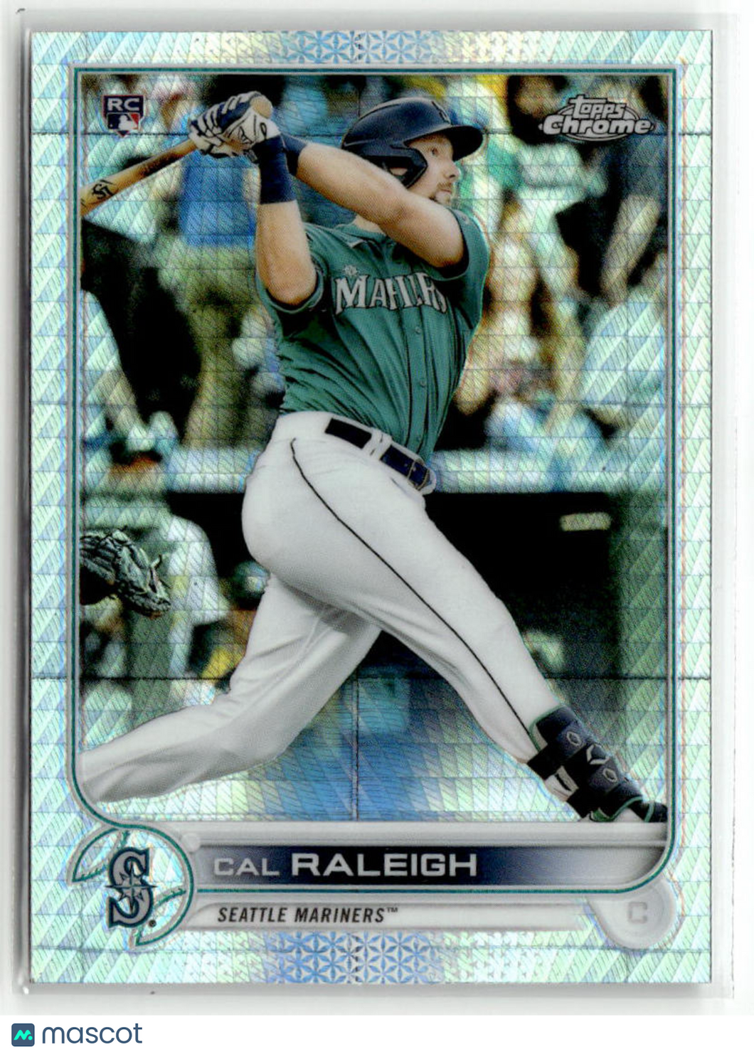 Cal Raleigh 2022 Topps Chrome Prism Refractor #149 RC