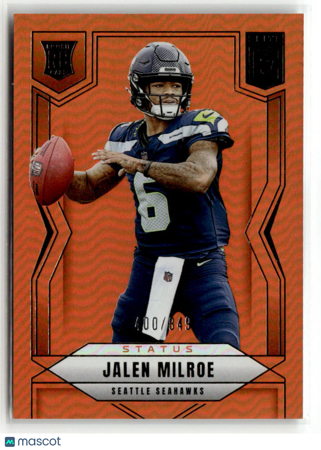 Jalen Milroe 2025 Panini Donruss Elite Status Orange #131 /849