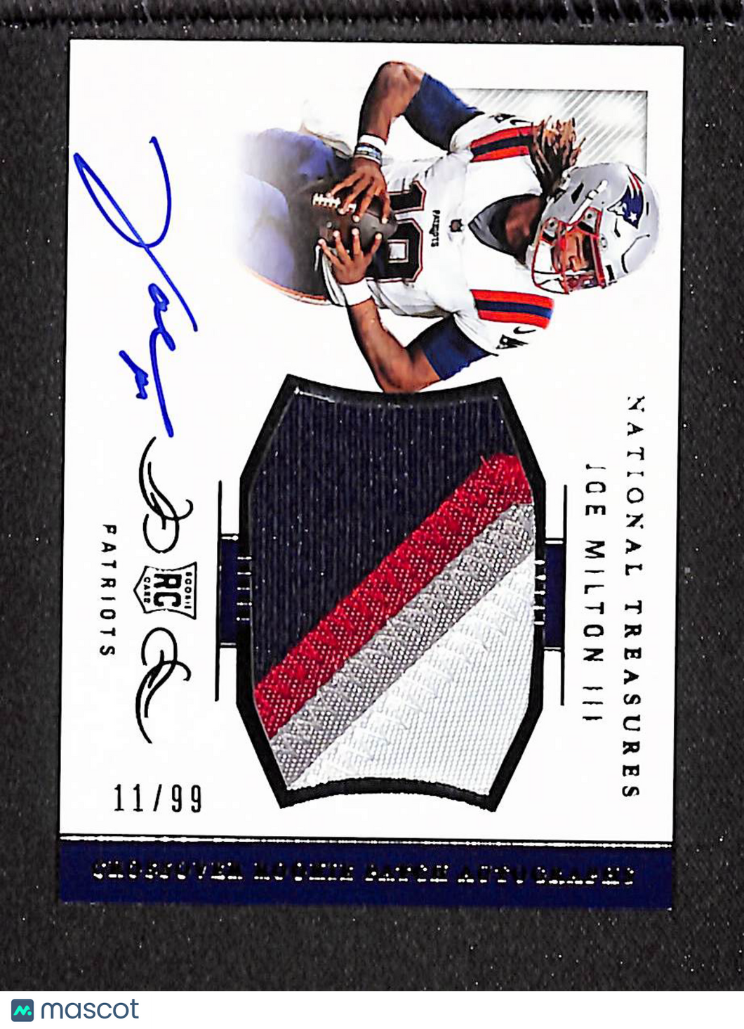 Joe Milton 2024 National Treasures Crossover Rookie Patch Auto #CRPA-JMN /99