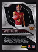 Load image into Gallery viewer, Jayden Daniels 2024 Panini Prizm Football Rookie Variations Silver Prizm #17
