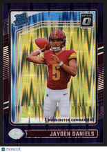 Load image into Gallery viewer, Jayden Daniels 2024 Panini Donruss Optic Football Purple Shock #248
