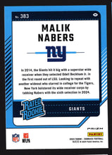 Load image into Gallery viewer, Malik Nabers 2024 Panini Donruss Optic Rated Rookies Preview Red Pandora #383
