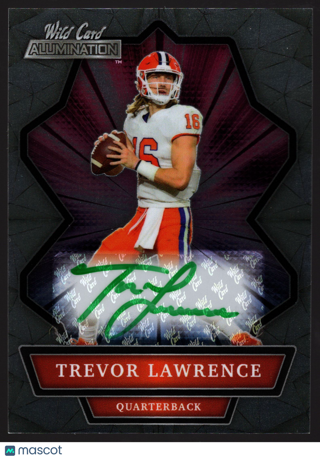 Trevor Lawrence 2021 Wild Card Alumination Autographs Silver #ABC-A