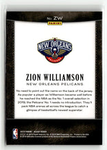 Load image into Gallery viewer, Zion Williamson 2019 Panini Black Friday #ZW /199
