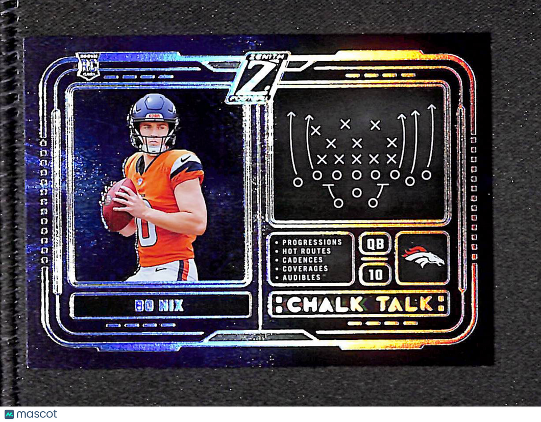 Bo Nix 2024 Panini Zenith Chalk Talk #4