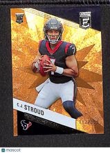 Load image into Gallery viewer, C.J. Stroud 2023 Panini Donruss Elite Football Orange #112 /399
