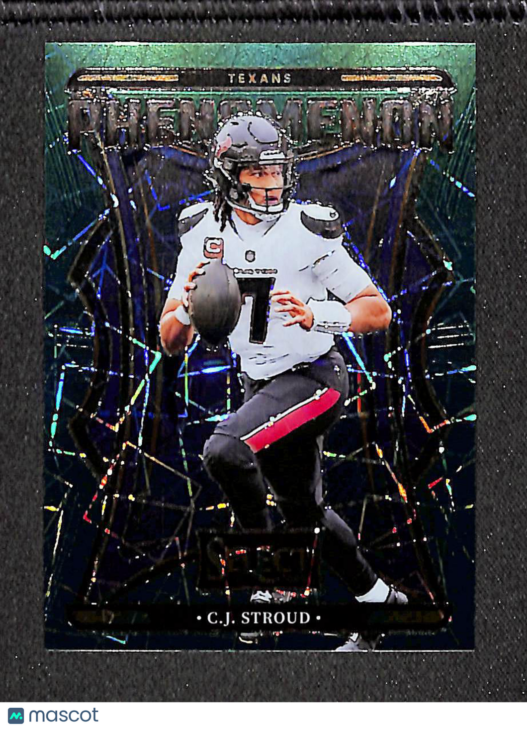 C.J. Stroud 2024 Panini Select Phenomenon Green Prizm #18 1/5