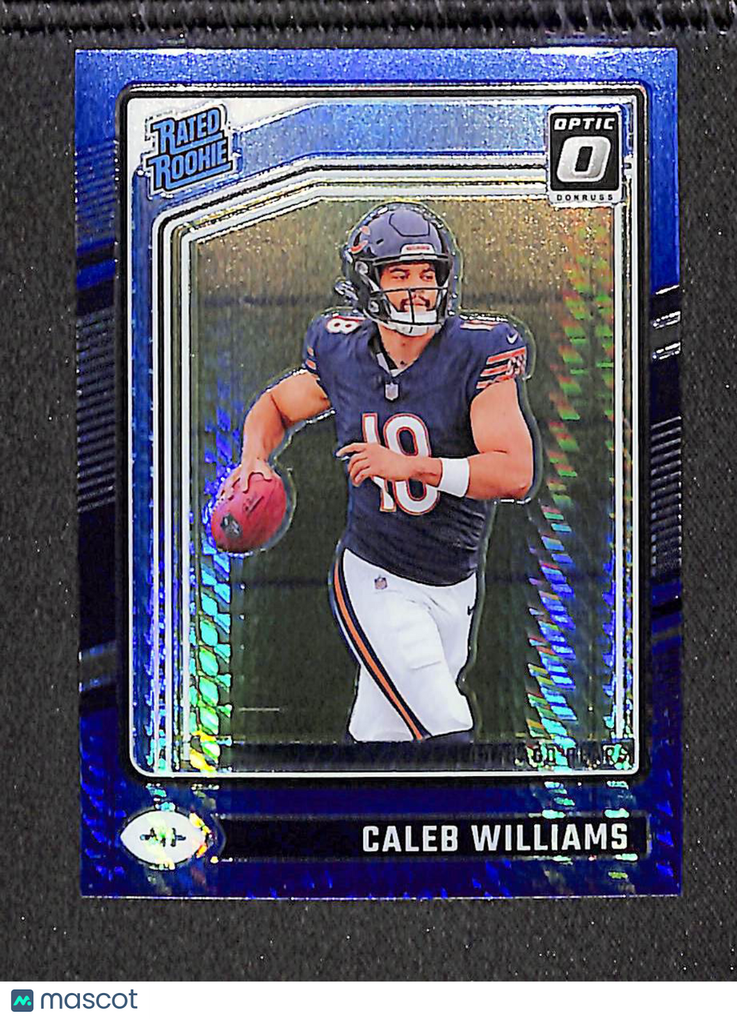 Caleb Williams 2024 Panini Donruss Optic Football Blue Hyper #201