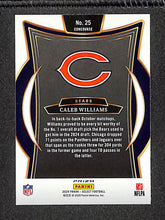 Load image into Gallery viewer, Caleb Williams 2025 Panini Select Black &amp; Orange Prizm Shock #25
