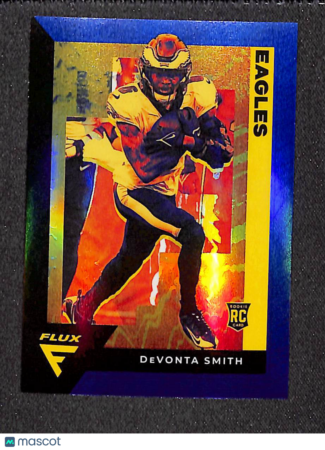 DeVonta Smith 2021 Panini Chronicles Flux Football Blue Prizm #FX-11 01/25