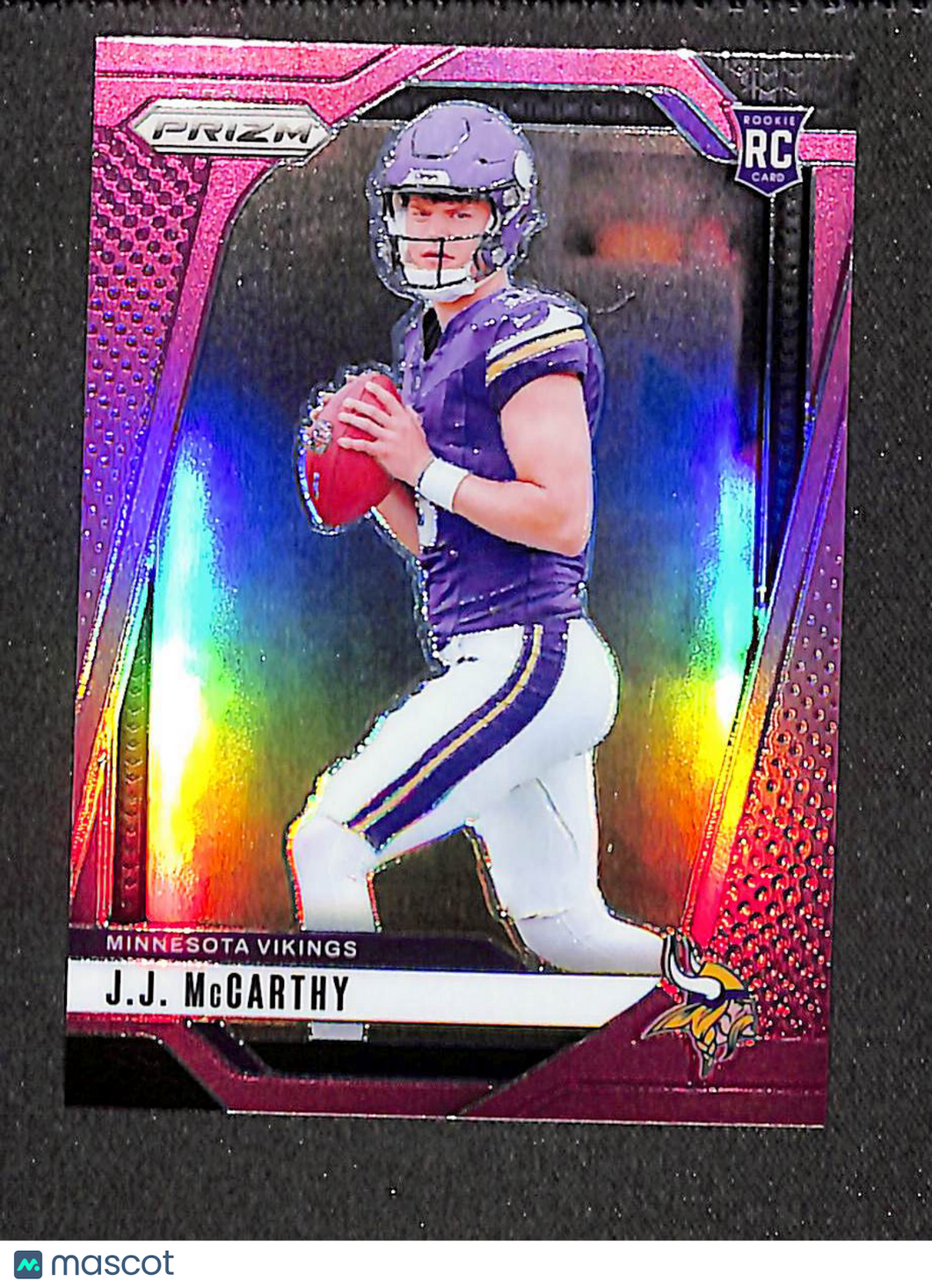 J.J. McCarthy 2024 Panini Prizm Football Pink #400 RC