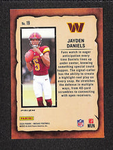 Load image into Gallery viewer, Jayden Daniels 2024 Panini Mosaic Football Notoriety Green Mosaic #19
