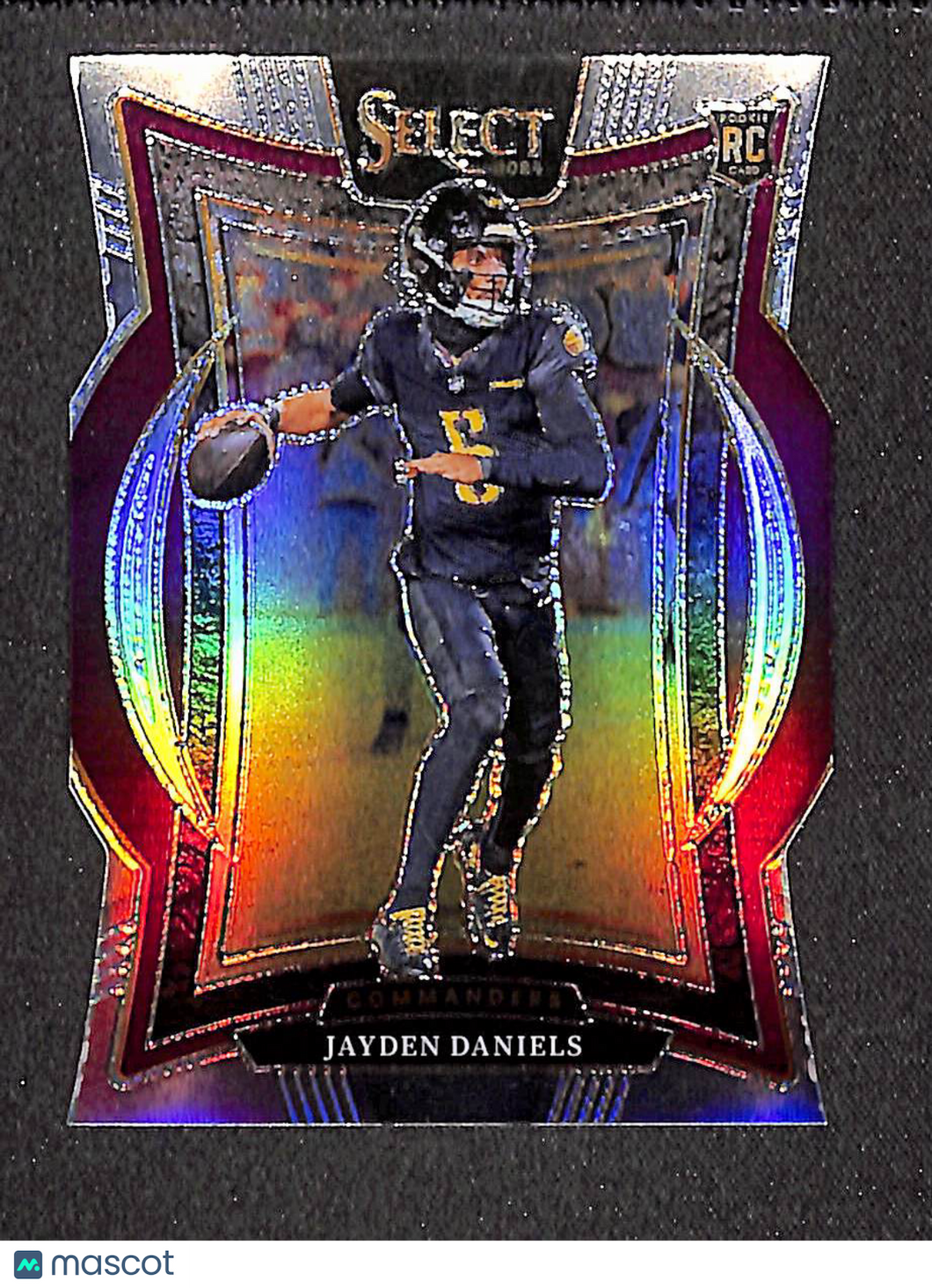 Jayden Daniels 2024 Panini Select Football Silver Prizm Die Cut #26