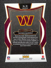 Load image into Gallery viewer, Jayden Daniels 2024 Panini Select Football Silver Prizm Die Cut #26
