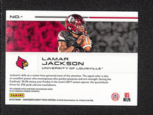Load image into Gallery viewer, Lamar Jackson 2018 Panini Contenders Draft Picks School Colors #4
