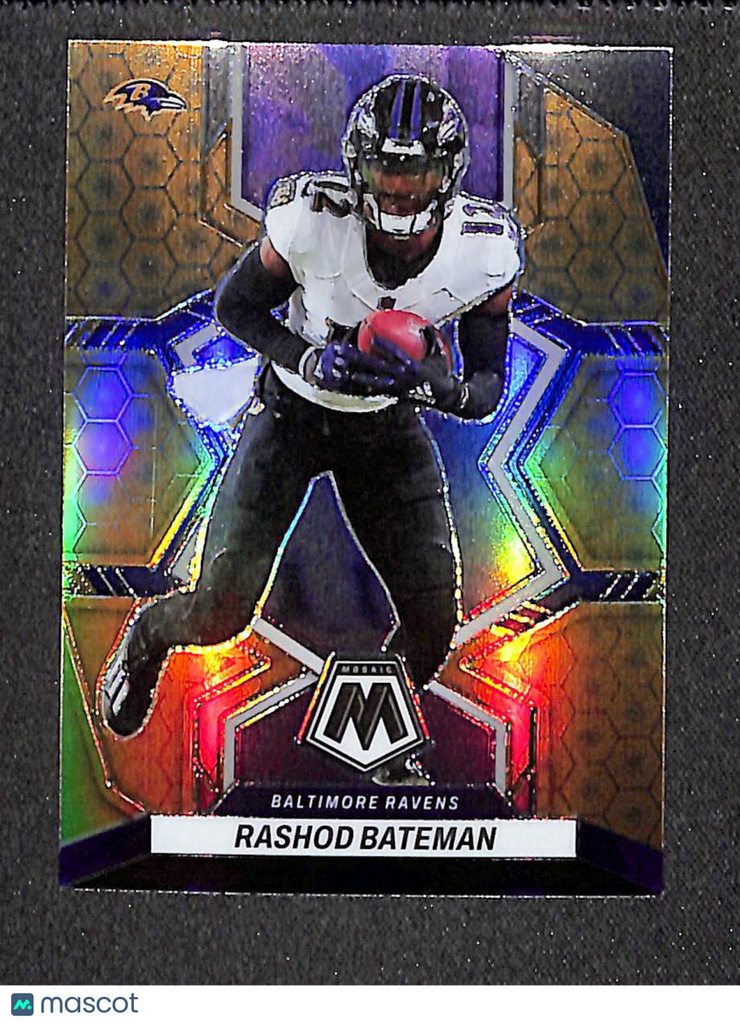 Rashod Bateman 2022 Panini Mosaic Football Honeycomb #15